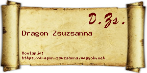 Dragon Zsuzsanna névjegykártya